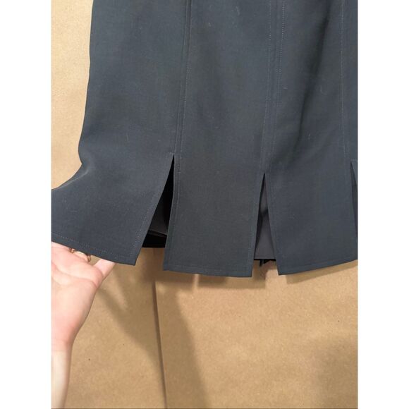 Akris Wool Kick Pleat Skirt - Picture 2 of 7